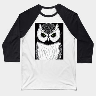 Owl Halloween Baseball T-Shirt